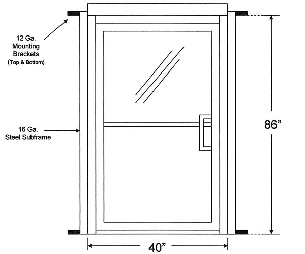 Measuring Glass Entry Doors