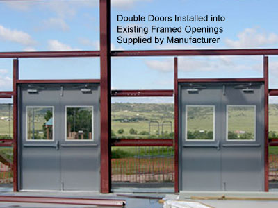 Preassembled Steel Walk Doors Man Doors And Entry Doors